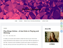 Tablet Screenshot of diecastdispersal.com